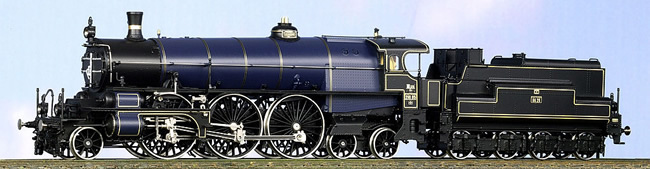 Micro Metakit 07802H - Era I Royal Austrian Class 210 blue/black Livery