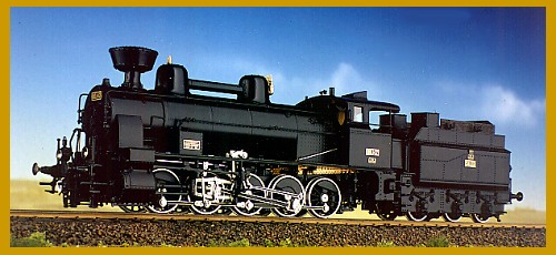 Micro Metakit 08103H - German Orient Express Steam Locomotive P4 of the  Royal Bavarian State Railway